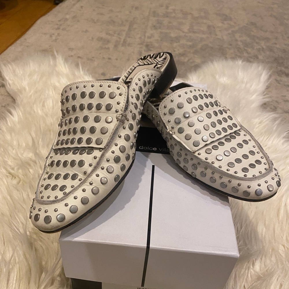 Dolce vita white studded Maura